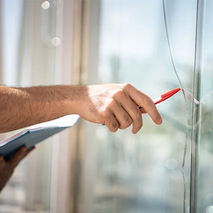 broken glass repair in Sun City Center, FL